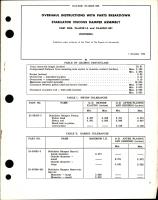 Overhaul Instructions with Parts Breakdown for Stabilator Viscous Damper Assembly - Parts 25-69381-3 and 25-69381-301