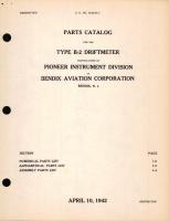 Parts Catalog for the Type B-2 Driftmeter