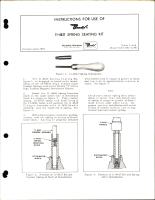 Instructions for use of Bendix 11-8627 Spring Seating Kit