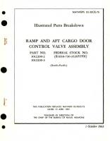 Illustrated Parts Breakdown for Ramp and AFT Cargo Door Control Valve Assembly Part No. 1012200