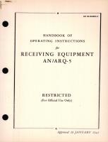 Operating Instructions for Receiving Equipment AN/ARQ-5