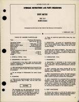 Overhaul Instructions with Parts Breakdown for Drive Motor - GYLC 16-1