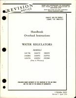 Overhaul Instructions for Water Regulators 