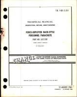 Inspection, Repair, and Packing of Force-Deployed Back-Style, Personnel Parachute PN 65C1501