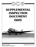 Supplemental Inspection Document (SID) for DC-3