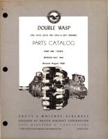 Parts Catalog Revision for Double Wasp - CA3, CA15, CA18, CB3, CB16 & CB17 Engines - Part 119472