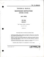 Maintenance Instructions for Airframe Systems on OV-10A