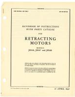 Handbook of Instructions with Parts Catalog for Retracting Motors Models JH106, JH107, and JH108