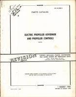 Parts Catalog for Electric Propeller Governor and Propeller Controls