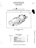 Overhaul Manual for Electrically Driven Variable Displacement Hydraulic Motorpumps EA-50182-1B, -1C, -3B, -4 & -5