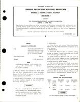 Overhaul Instructions with Parts for Hydraulic Sequence Valve Assembly - S1565-61506-1