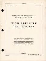 Handbook of Instructions with Parts Catalog for High Pressure Tail Wheels