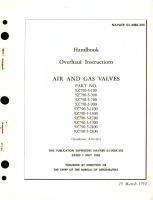 Overhaul Instructions for Air and Gas Valves Part No. 9Z790-5