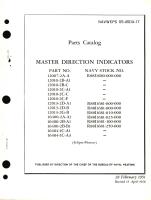 Parts Catalog for Master Direction Indicators Part No. 12007, 12010, 12013, 16400, 16404 