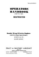 Operators Handbook for Double Wasp B Series Engines R-2800-8 and -10