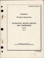 Overhaul Instructions for Hydraulic Motor Driven Air Compressor - 891406 