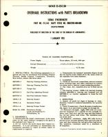 Overhaul Instructions with Parts Breakdown for Signal Synchronizer - Part ES-3-A1