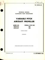 Illustrated Parts Breakdown for Variable Pitch Aircraft Propeller Model No. 43D51-635, 43D51-657 