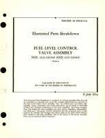 Illustrated Parts Breakdown for Fuel Level Control Valve Assembly Part No. 1321