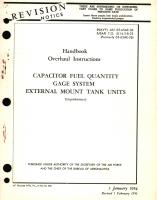 Overhaul Instructions for Capacitor Fuel Quantity Gage System for Liquidometer's External Mount Tank Units 