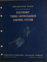 Familiarization Manual for Type B Electronic Turbosupercharger Control System