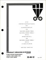 Component Maintenance Manual AP-559 with Illustrated Parts List for Main Wheel Assembly 5000444, 5000444-3, and 5000444-1
