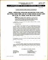 Identification, Installation, & Inspection of Hose Clamps, Hose Fittings, Beaded Tubing, and Use of Torque Wrenches on Hose Clamps