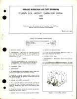 Overhaul Instructions with Parts for Aircraft Temperature System Control Box - 52C541