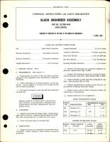 Overhaul Instructions with Parts Breakdown for Slack Absorber Assembly - Part S52-2001-45-00 