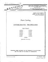 Parts Catalog for Hydromatic Propellers