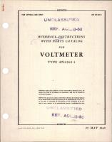 Overhaul Instructions with Parts Catalog for Voltmeter - Type AN3202-1