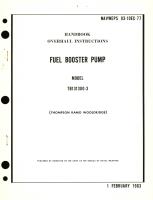 Overhaul Instructions for Fuel Booster Pump Model TB131300-3 