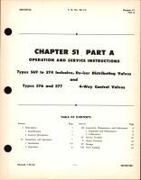 Operation & Service Instructions for De-Icer Distributing Valves and 4-Way Control Valves, Ch 51 Part A