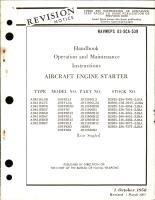 Operation and Maintenance Instructions for Aircraft Engine Starters Type AN4116 Series