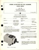 Overhaul Instructions with Parts Breakdown for Viscous Damper - 1025 - 800