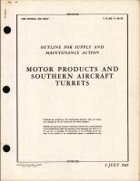 Outline for Supply and Maintenance Action for Motor Products and Southern Aircraft Turrets