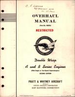 Overhaul Manual for Double Wasp A and B Series Engines