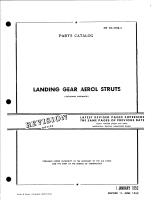 Parts Catalog for Landing Gear Aerol Struts