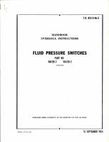 Fluid Pressure Switches Part No 106130-2 and 106130-3
