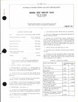 Overhaul Instructions with Parts Breakdown for Manual Reset Shut-Off Valve Part No. 8-U-8016