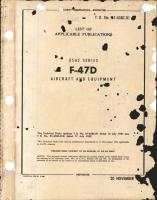 List of Applicable Publications for the F-47D (Aircraft & Equipment)