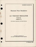 Illustrated Parts Breakdown for AC Voltage Regulator - Type 20B100-12-A 