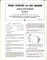 Overhaul Instructions with Parts Breakdown for Canopy Mechanism - Air Motor - RD-7440-A1