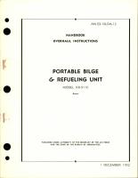 Overhaul Instructions for Portable Bilge & Refueling Unit - Model RR-9110