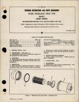 Overhaul Instructions with Parts Breakdown for Hydraulic Vent Type Filter - AN2640-1