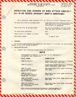 Inspection and Rework of Wing Attach Angles All B-25 Series Aircraft (North American)