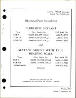 Illustrated Parts Breakdown for Periscopic Sextant & Sextant Mount with True Heading Scale