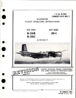 Flight Operating Instructions for B-26B, B-26C, and JD-1