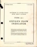 Handbook of Instructions with Parts Catalog for Type A-1 Oxygen Flow Indicator