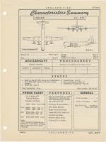 KC-97F Boeing Stratofreighter - Tanker - Characteristics Summary